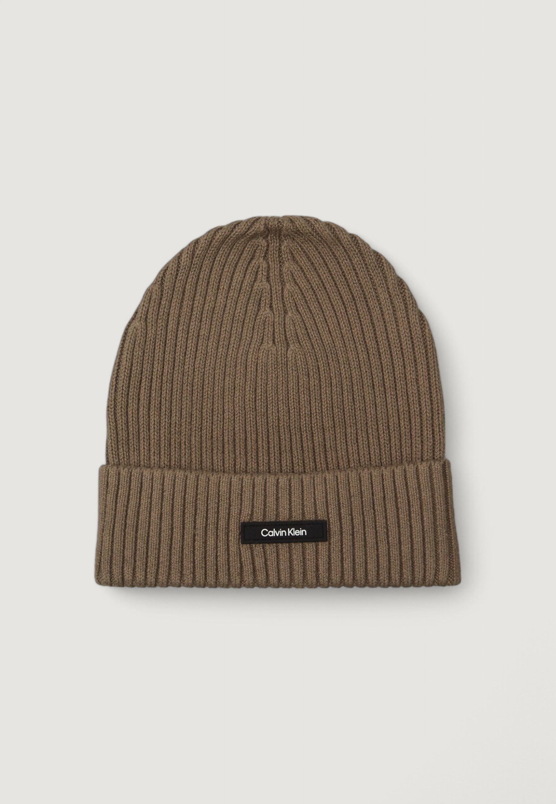 Berretto Calvin Klein CLASSIC COTTON RIB BEANIE