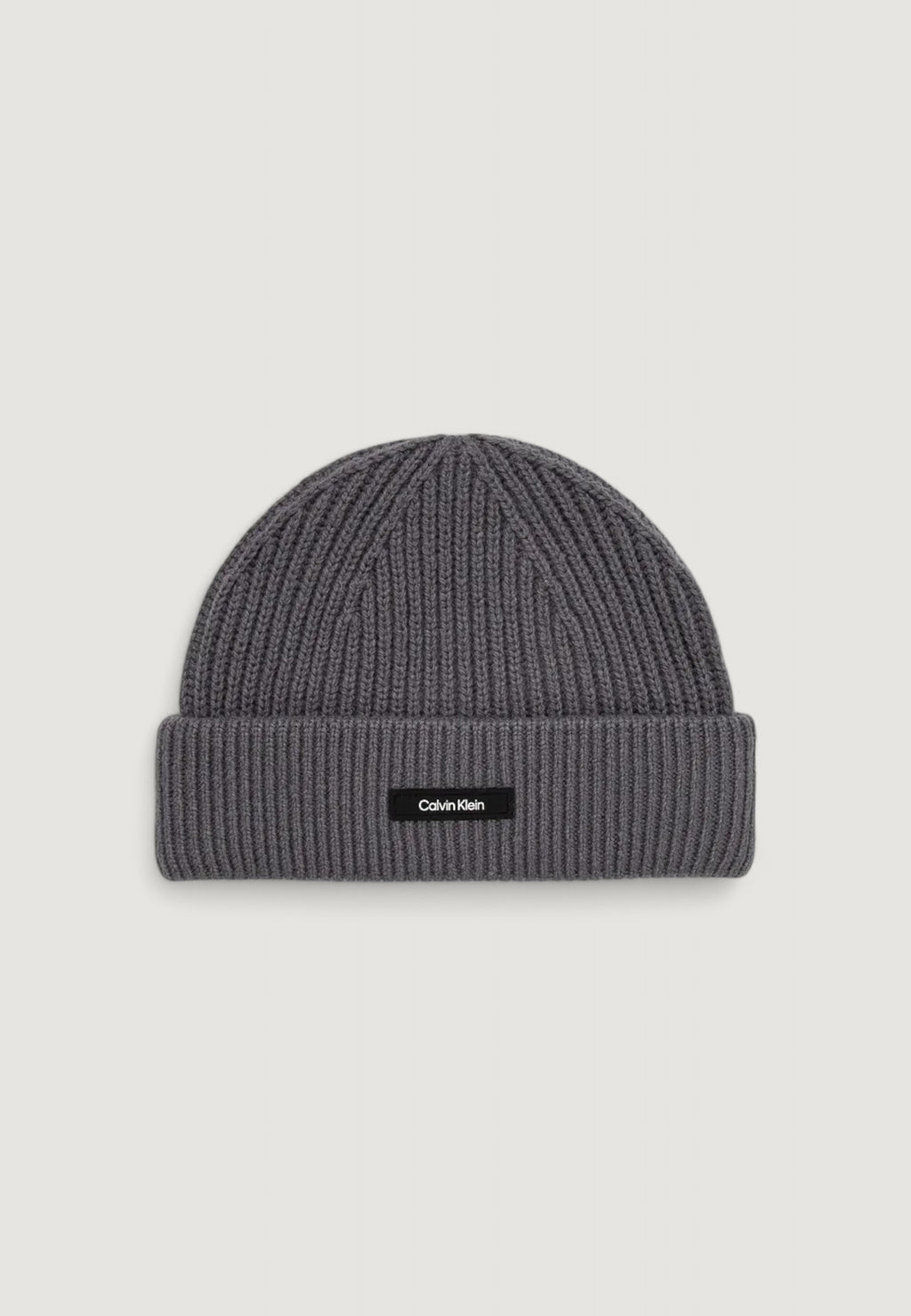 Cap Calvin Klein CLASSIC COTTON RIB BEANIE