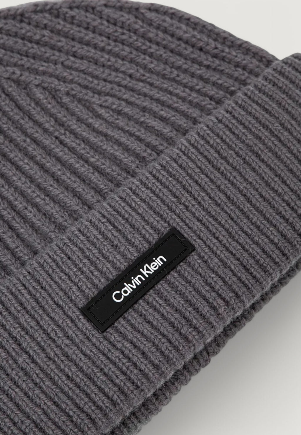 Cap Calvin Klein CLASSIC COTTON RIB BEANIE