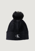Berretto Calvin Klein FUZ?ZY RIB POMPOM BEANIE