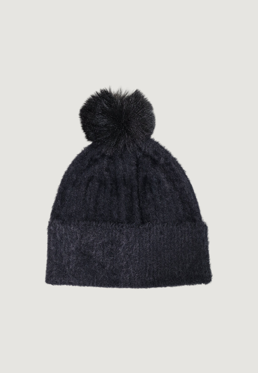 Berretto Calvin Klein FUZ?ZY RIB POMPOM BEANIE