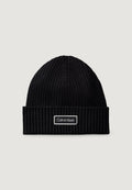 Berretto Calvin Klein PAT?CH CHUNKY RIB COTTON BEANIE