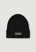 Berretto Calvin Klein PATCH CHUNKY RIB COTTON BEANIE