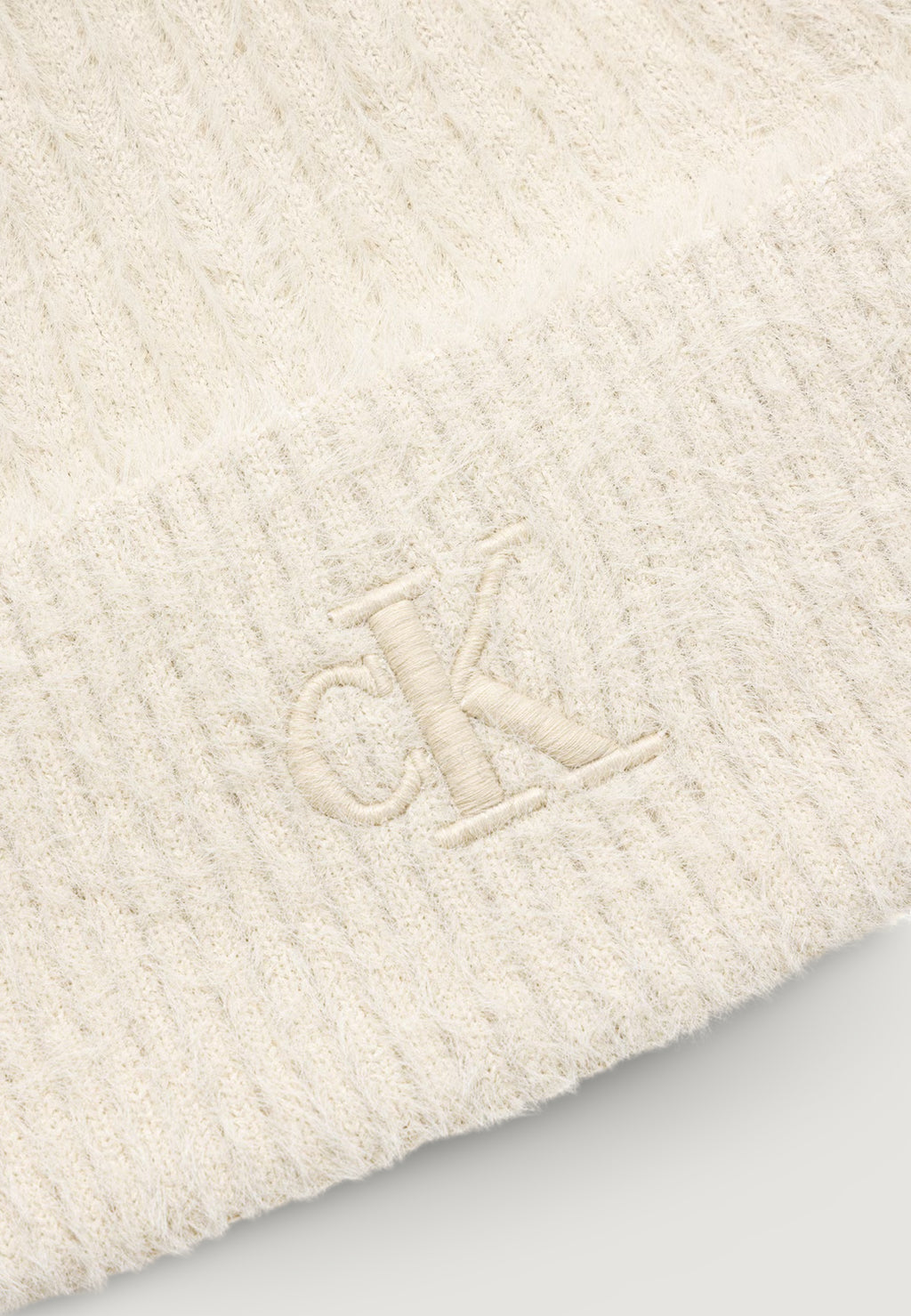 Berretto Calvin Klein FUZ?ZY RIB POMPOM BEANIE