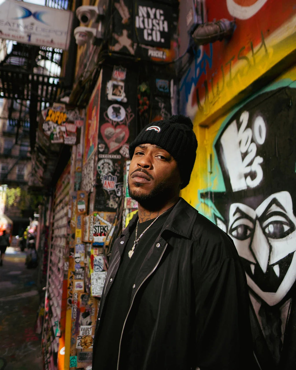 Berretto Sprayground BLACK KNIT PUFF BEANIE