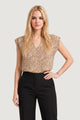 Short sleeves blouses Ayfee BLUSA MEZZA MANICA SCOLLO A V