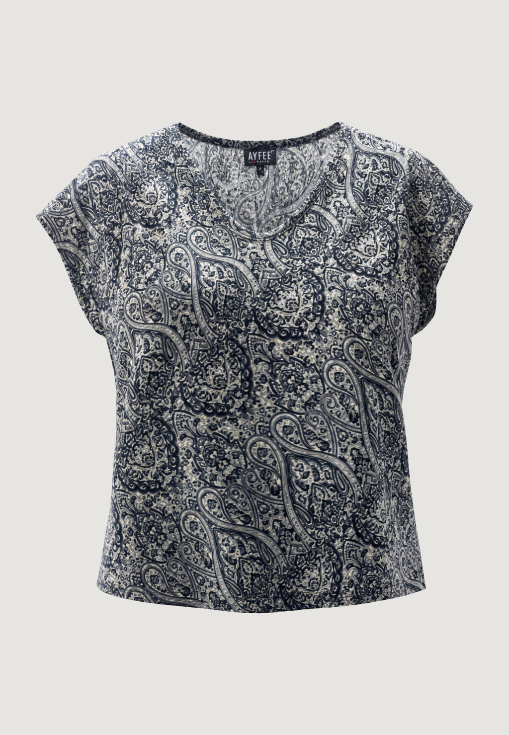 Blusa manica corta Ayfee BLUSA MEZZA MANICA SCOLLO A V