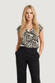 Short sleeves blouses Ayfee BLUSA MEZZA MANICA SCOLLO A V