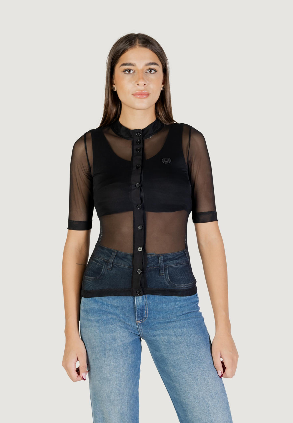 Blusa manica corta Colcci BLUSA TULE