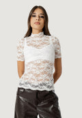 Short sleeves blouses I am CLAUDIA LACE TOP