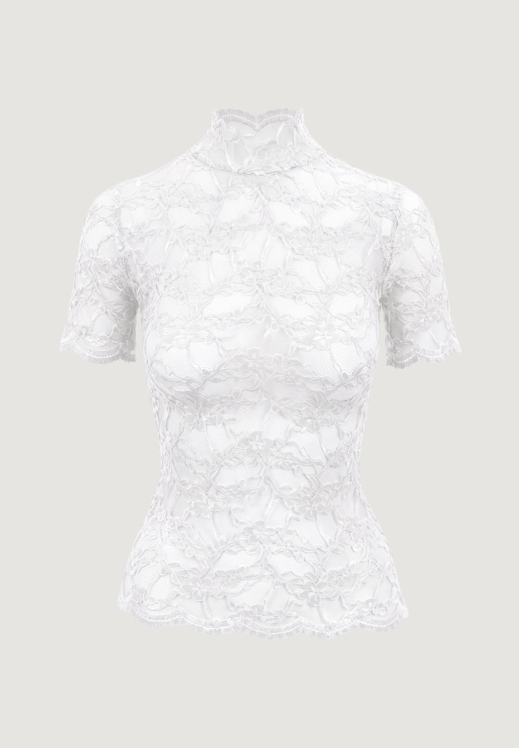 Short sleeves blouses I am CLAUDIA LACE TOP