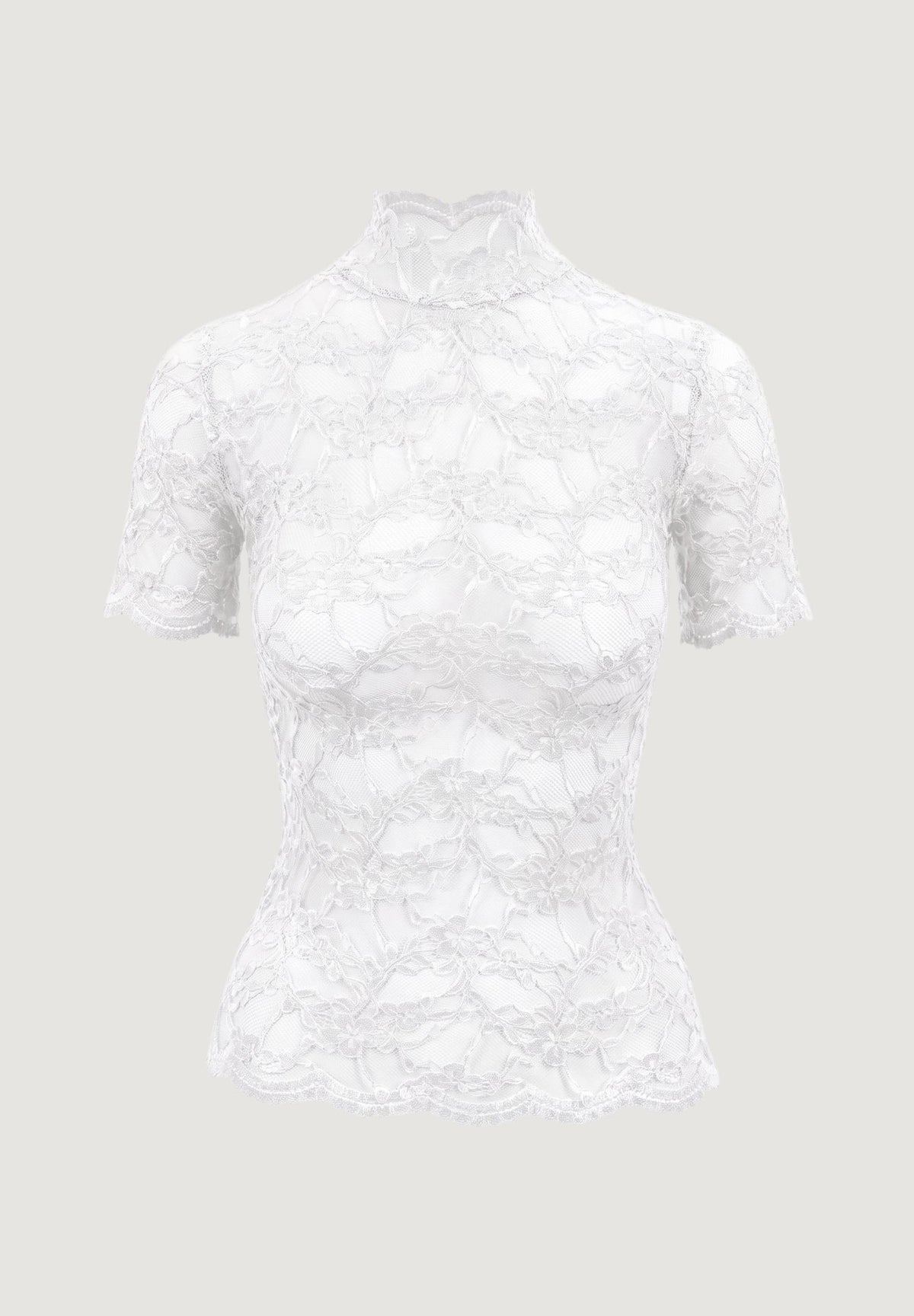 Short sleeves blouses I am CLAUDIA LACE TOP