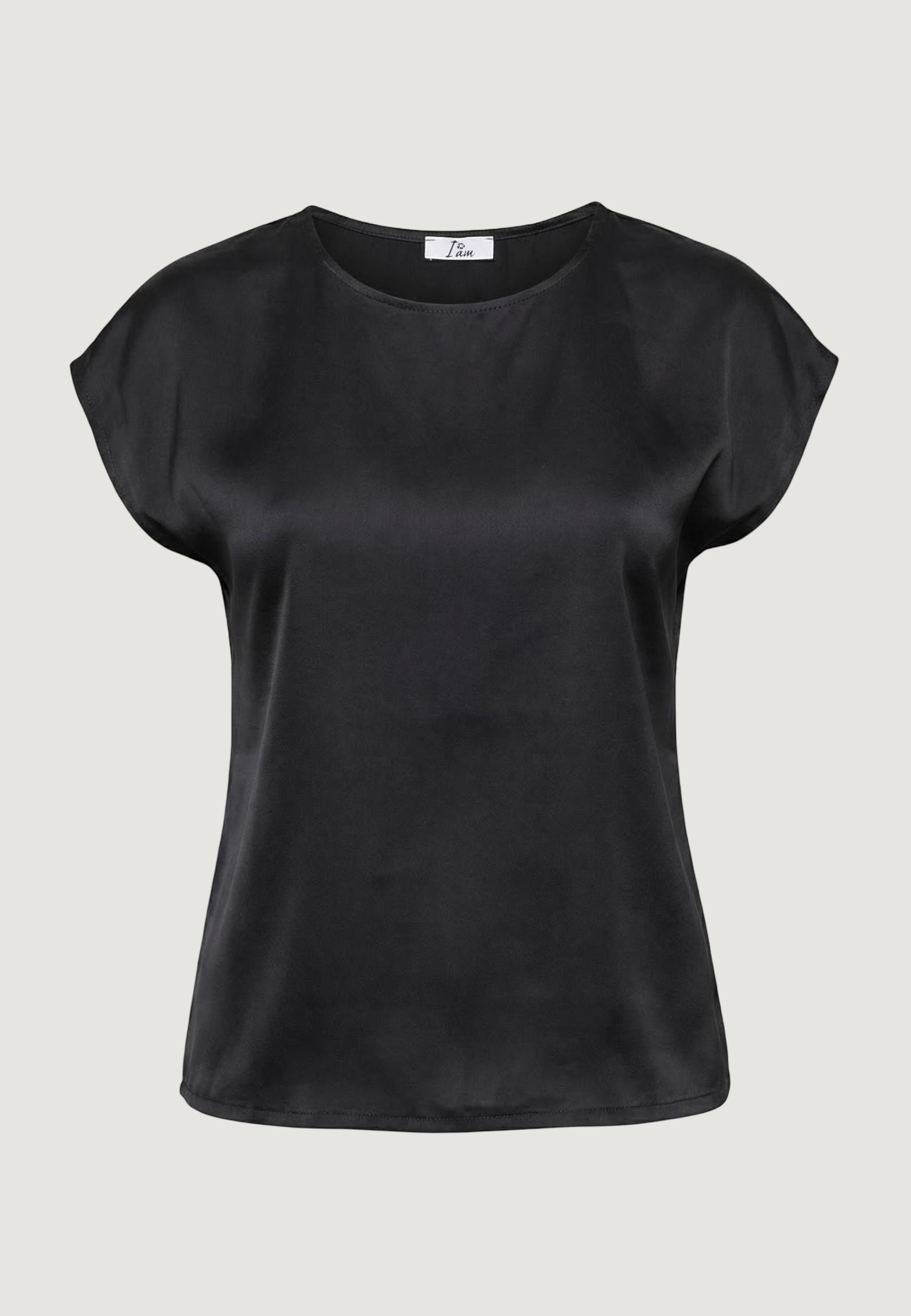 Blusa manica corta I am Top Satin