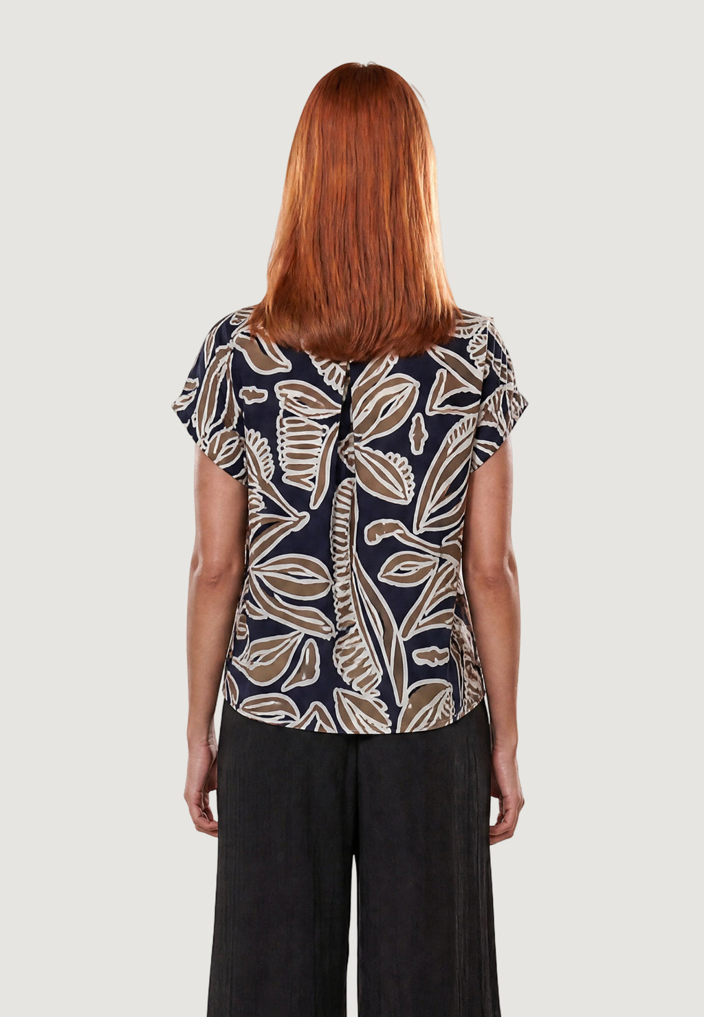 Short sleeves blouses Jacqueline de Yong JDYTROYA LIFE S/S TOP WVN DIA