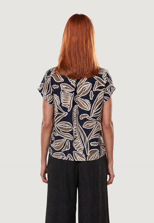 Short sleeves blouses Jacqueline de Yong JDYTROYA LIFE S/S TOP WVN DIA