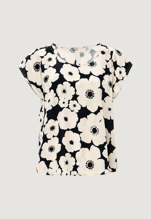 Short sleeves blouses Jacqueline de Yong JDYTROYA LIFE S/S TOP WVN DIA