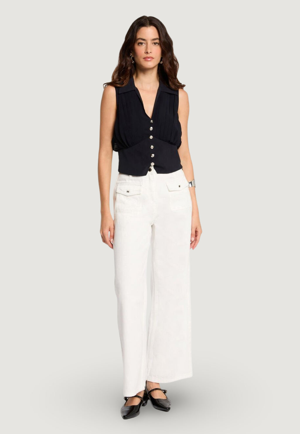 Blusa manica corta Morgan De Toi 242-OPLI