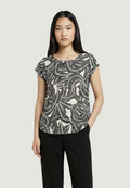 Blusa manica corta Only ONLNOVA LIFE VIS S/S TOP WVN