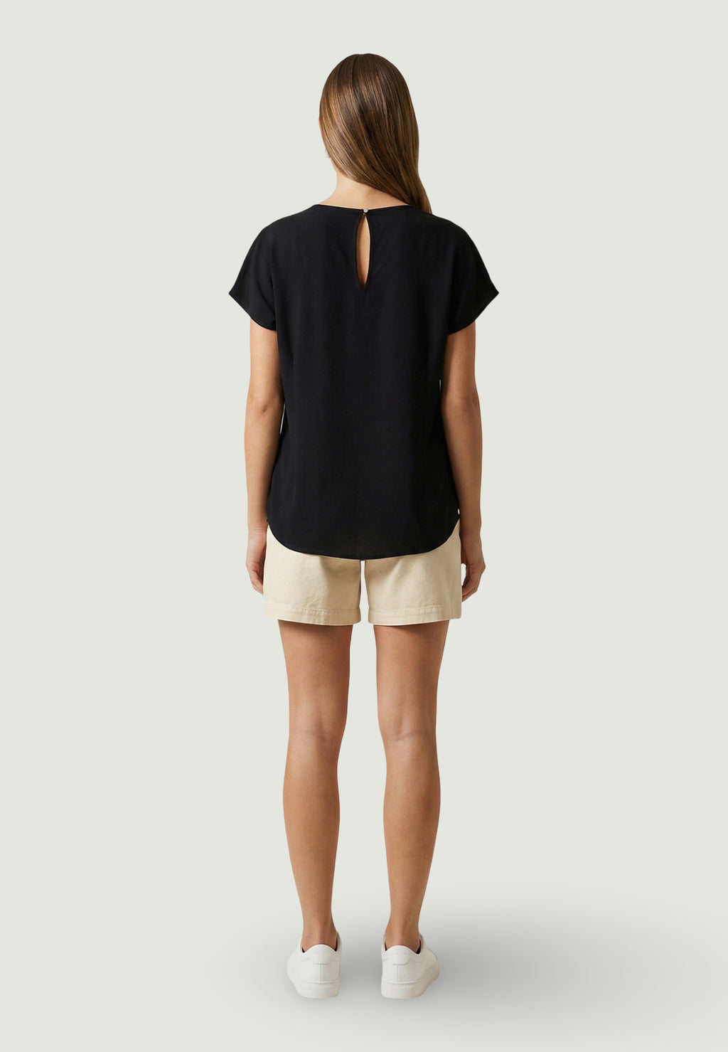 Blusa manica corta Only ONLNOVA LIFE VIS S/S TOP WVN