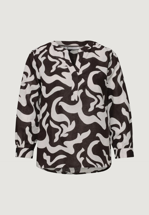 Blusa manica corta Street One SOL_Splitneck tunic blouse