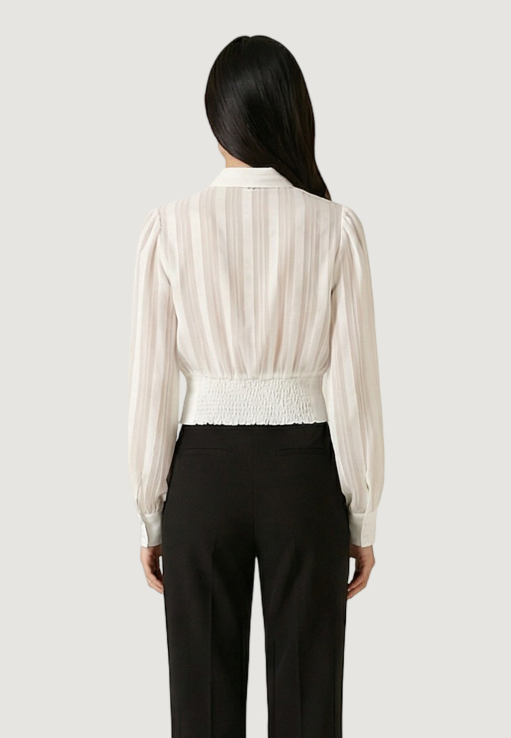 Bluse manica lunga Artigli RIGHE CON TRASPARENZE