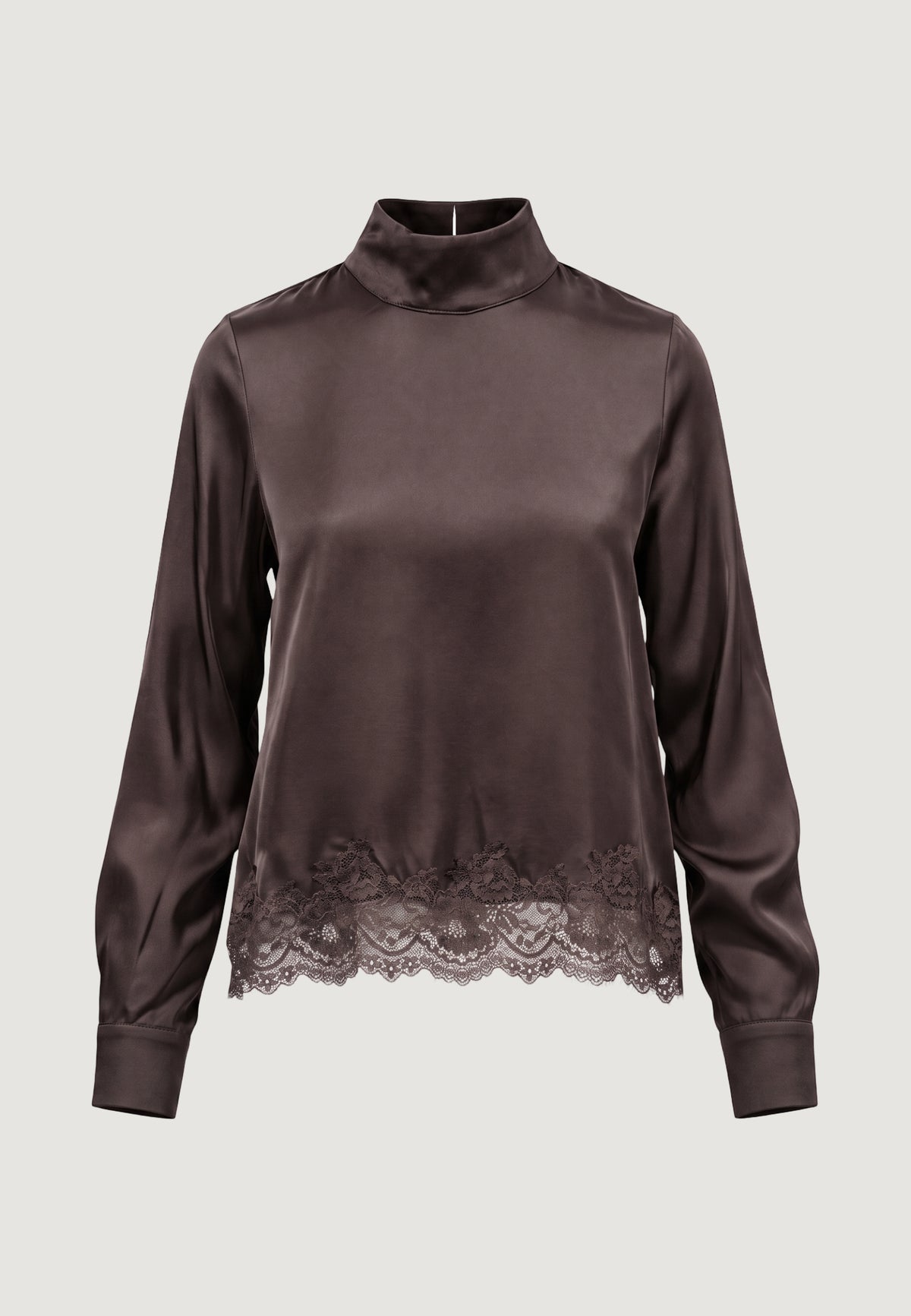 Bluse manica lunga I am Elisa lace viscose satin blouse
