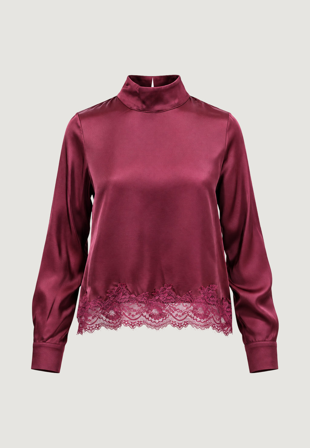 Bluse manica lunga I am Elisa lace viscose satin blouse