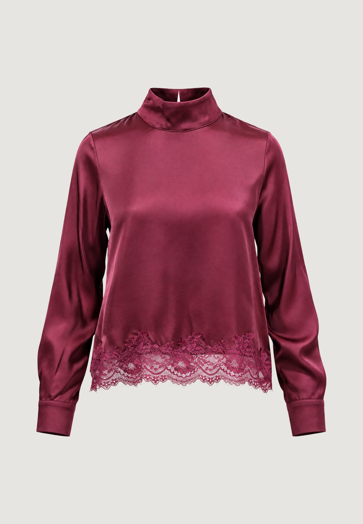 Bluse manica lunga I am Elisa lace viscose satin blouse