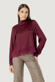 Bluse manica lunga I am Elisa lace viscose satin blouse