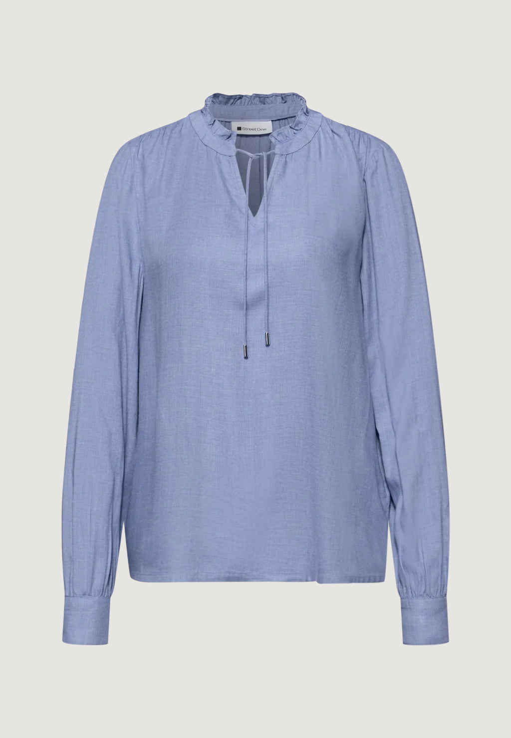 Bluse manica lunga Street One Melange tunic blouse w frill