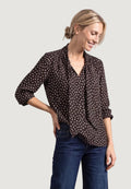 Bluse manica lunga Street One Printed Blouse W Tie Detail