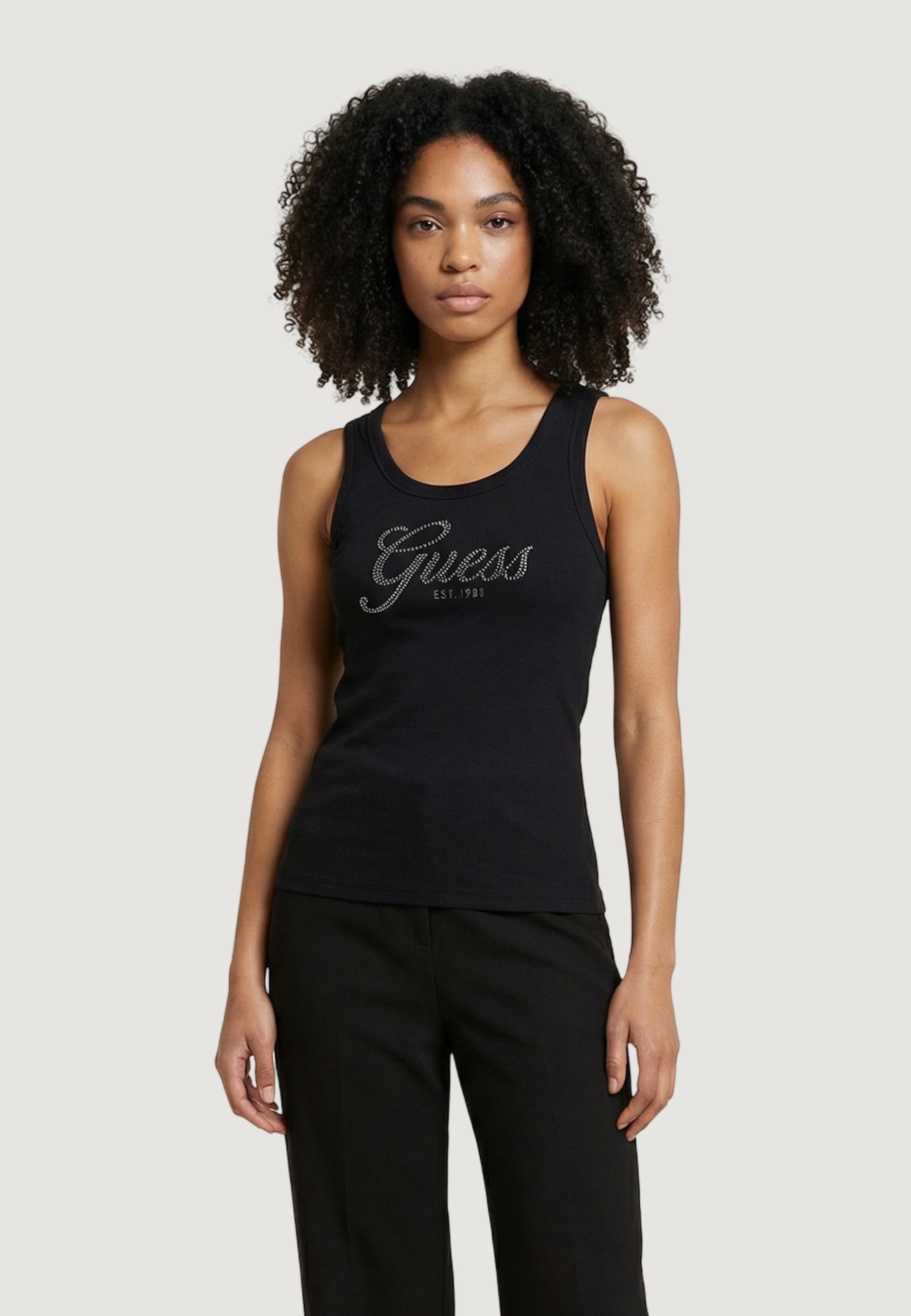 Body Guess LOGO SCRIPT TANK TOP