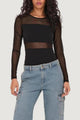 Bodysuit Only ONLESTHER L/S MESH STOCKING JRS NOOS