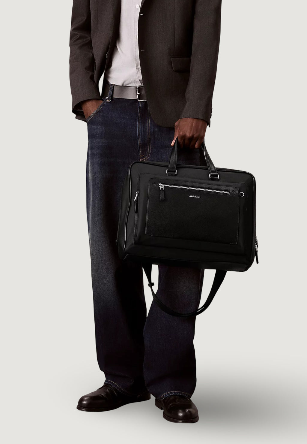 Calvin Klein SSNL RAISED LOGO SLIM COMMUTER