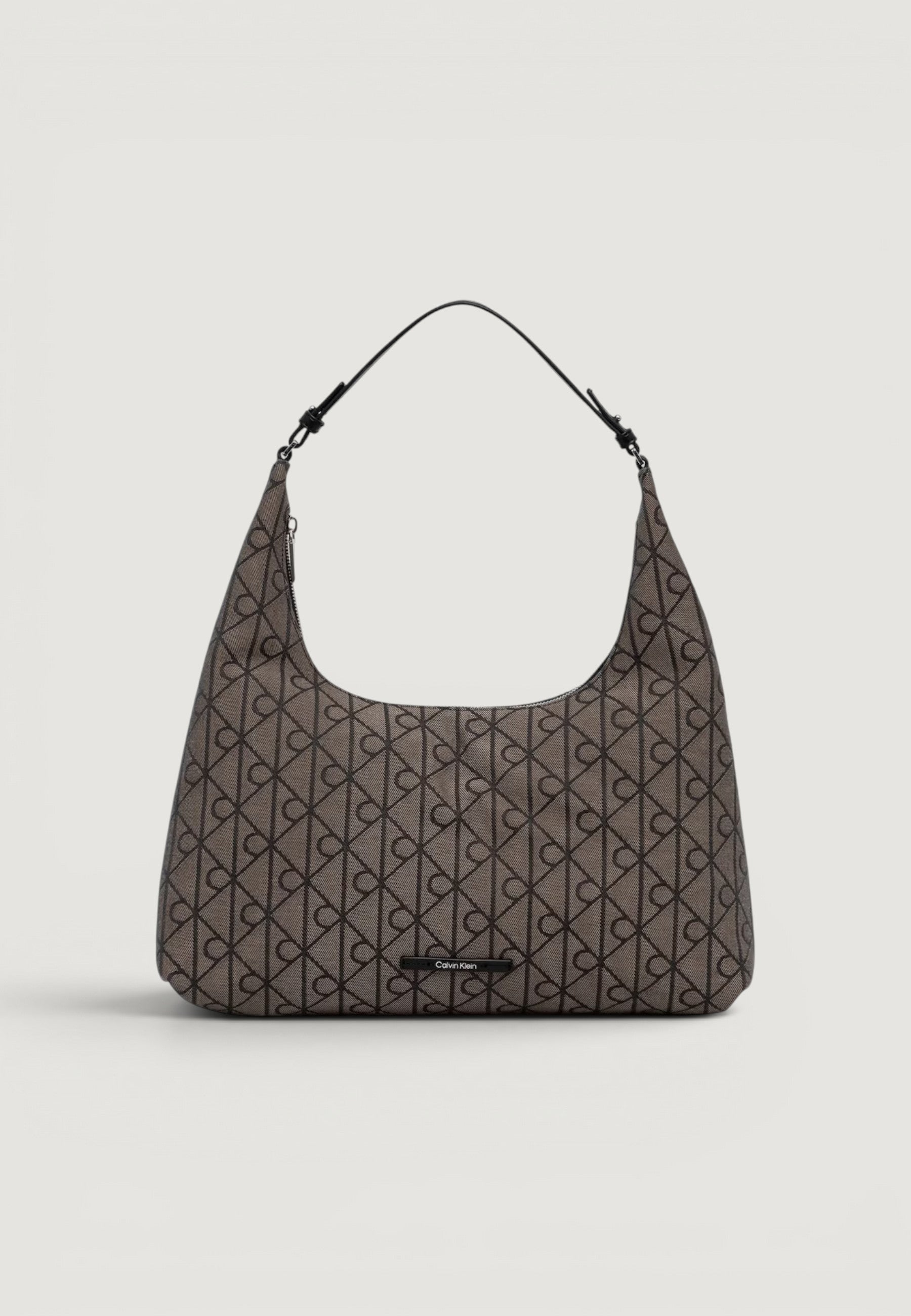 Borsa Calvin Klein EMBLEM JACQUARD SHOULDER BAG