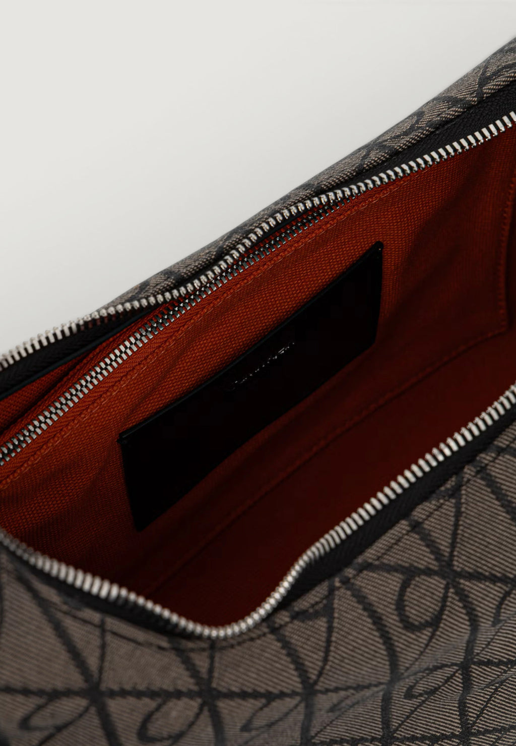 Borsa Calvin Klein EMBLEM JACQUARD SHOULDER BAG