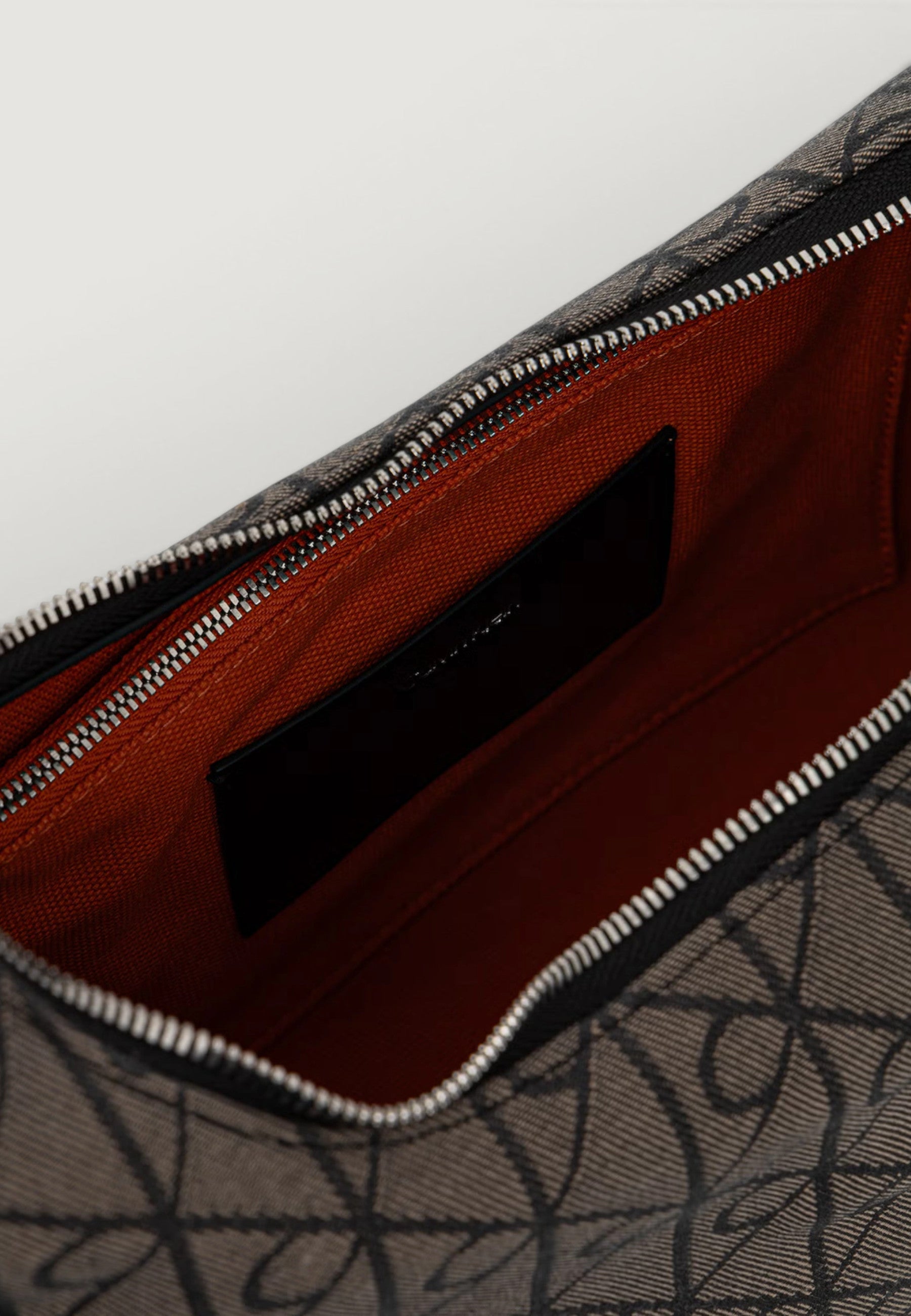 Borsa Calvin Klein EMBLEM JACQUARD SHOULDER BAG