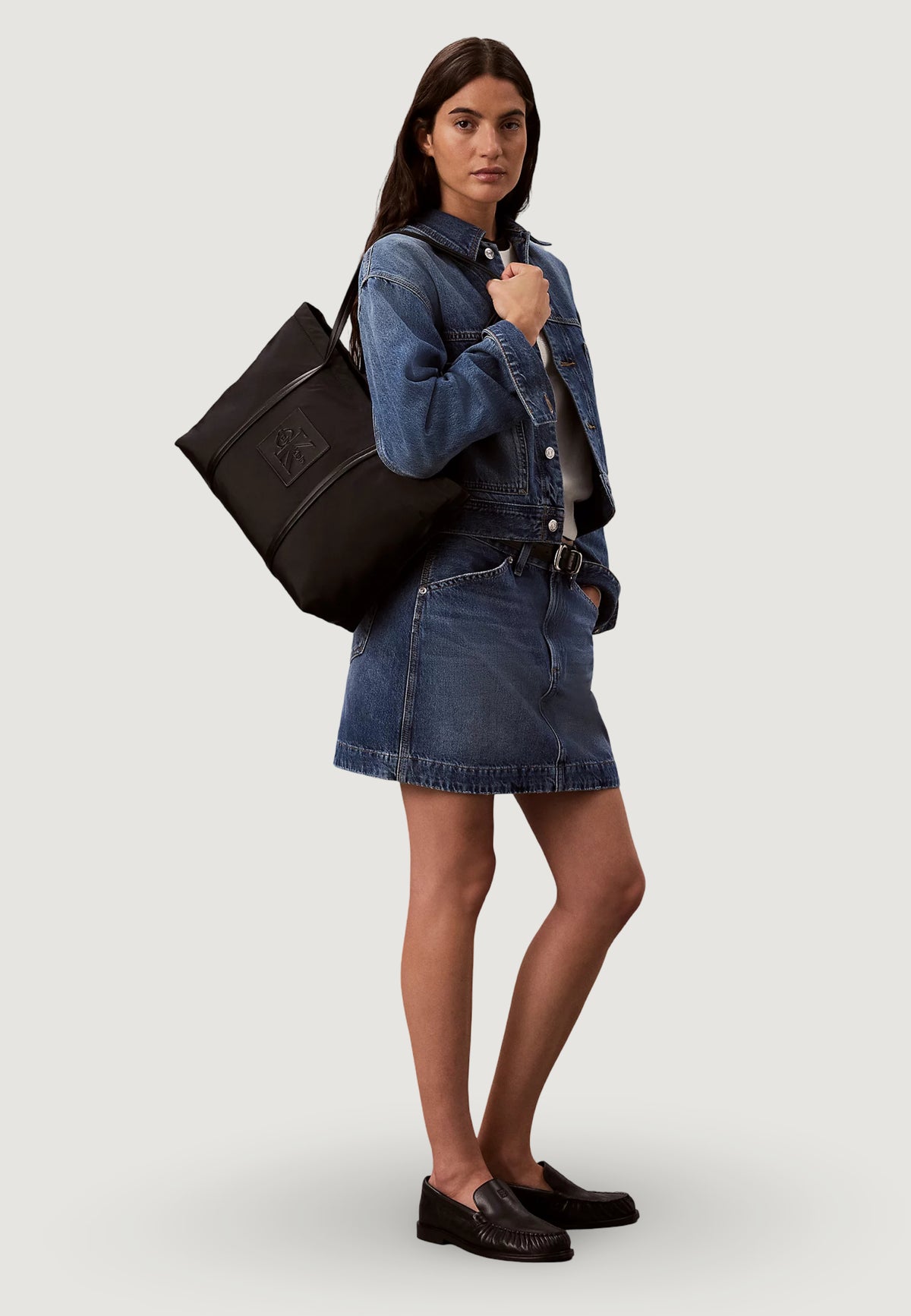 Borsa Calvin Klein NYLON MEDIUM TOTE