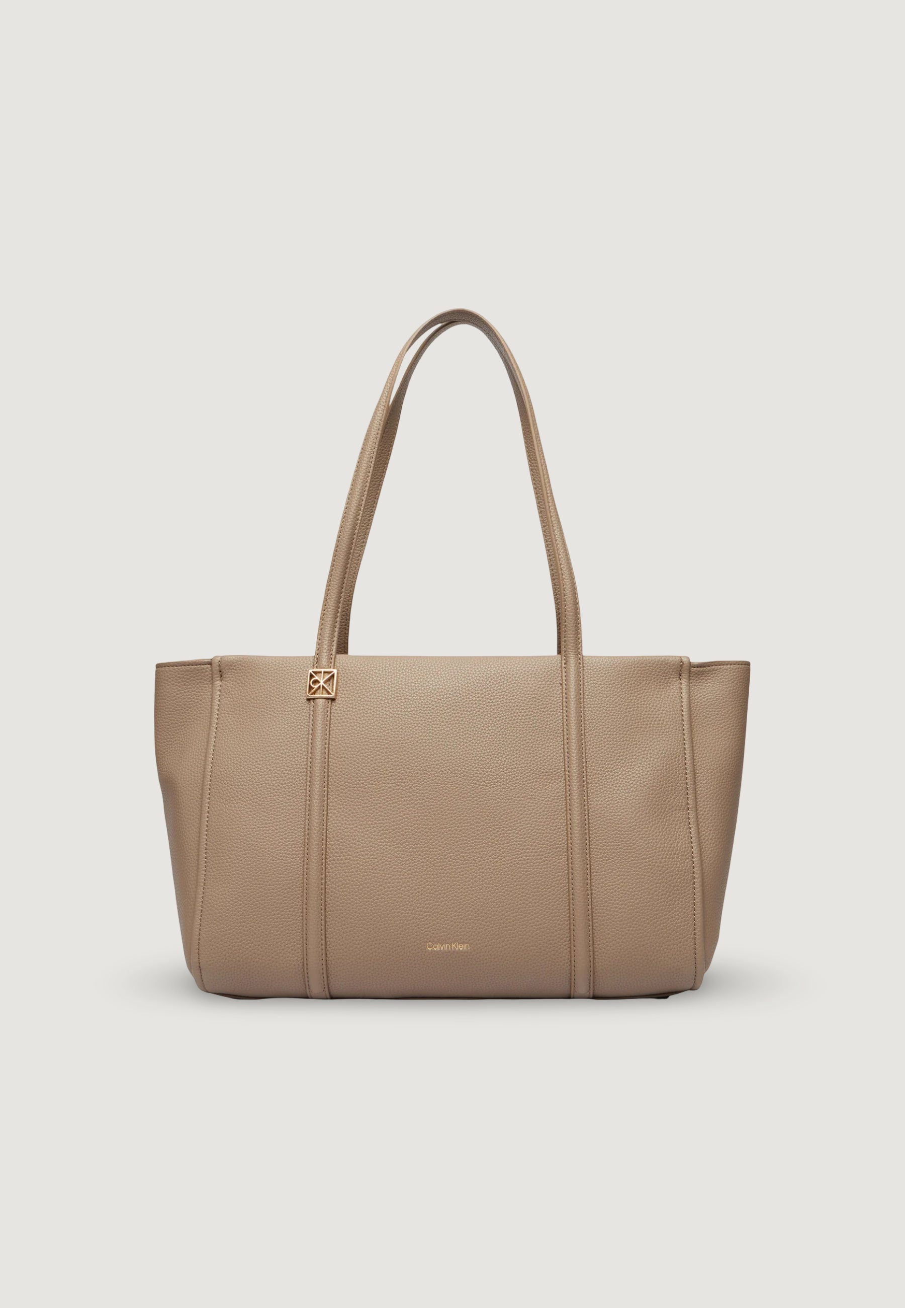 Borsa Calvin Klein EMBLEM HW PEBBLE TOTE