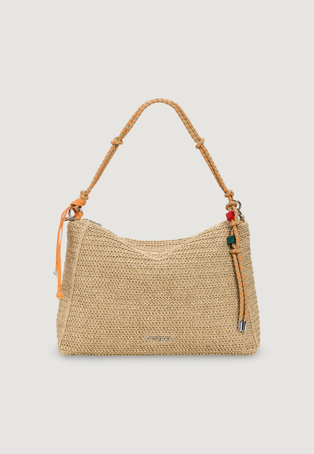 Bag Desigual BAG_HALF LOGO RAFFIA LE