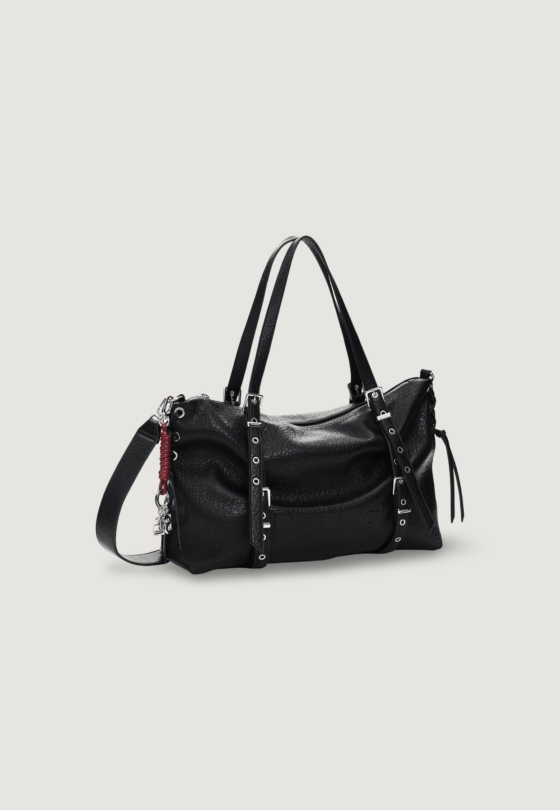 Bag Desigual BAG_HALF LOGO LANUZA BLAC