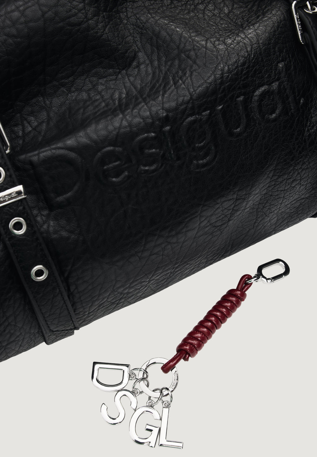 Bag Desigual BAG_HALF LOGO LANUZA BLAC