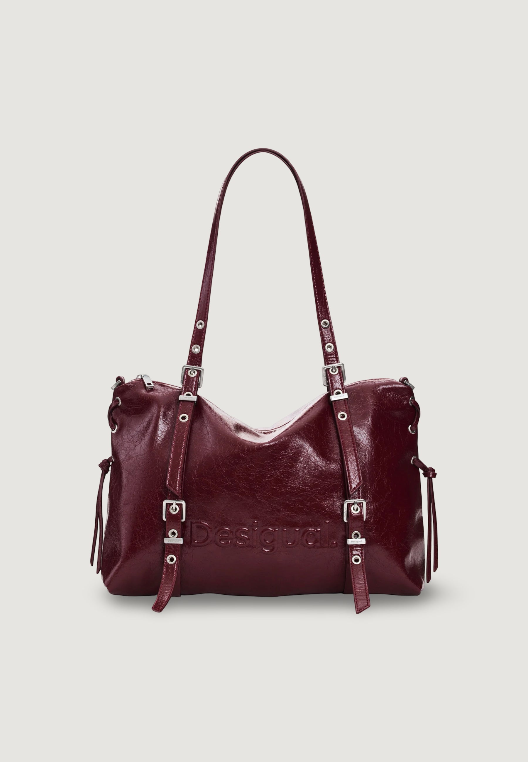 Borsa Desigual BAG_HALF LOGO LANUZA GRA