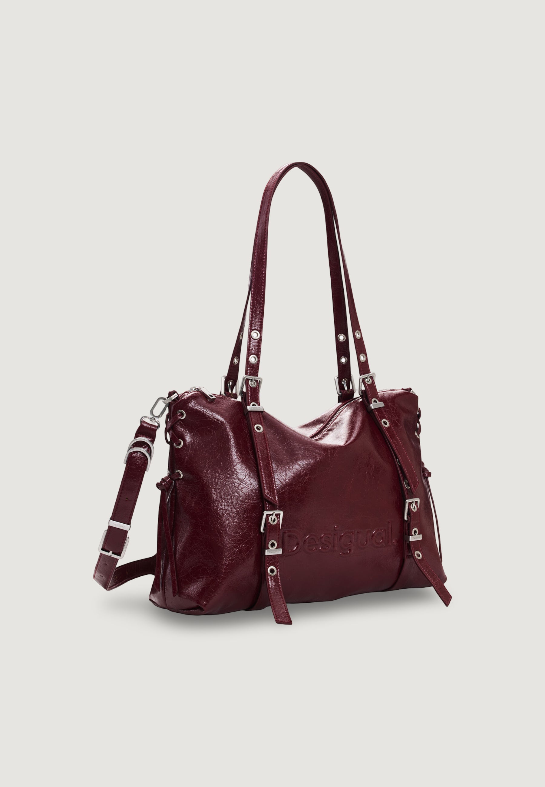 Borsa Desigual BAG_HALF LOGO LANUZA GRA