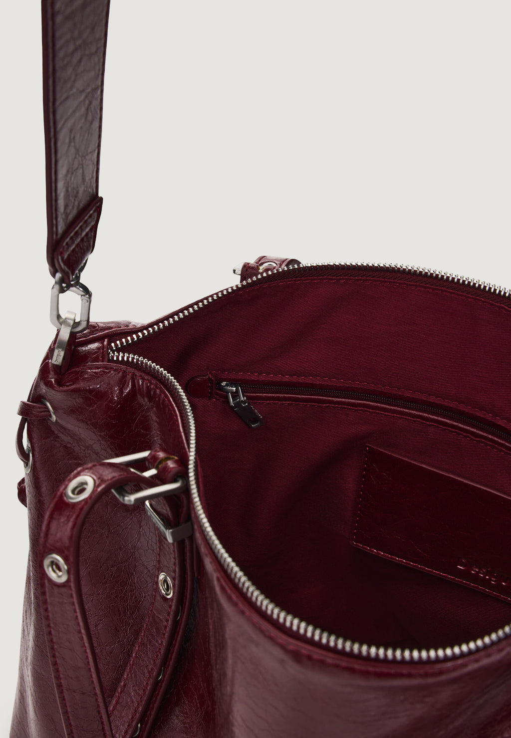 Borsa Desigual BAG_HALF LOGO LANUZA GRA