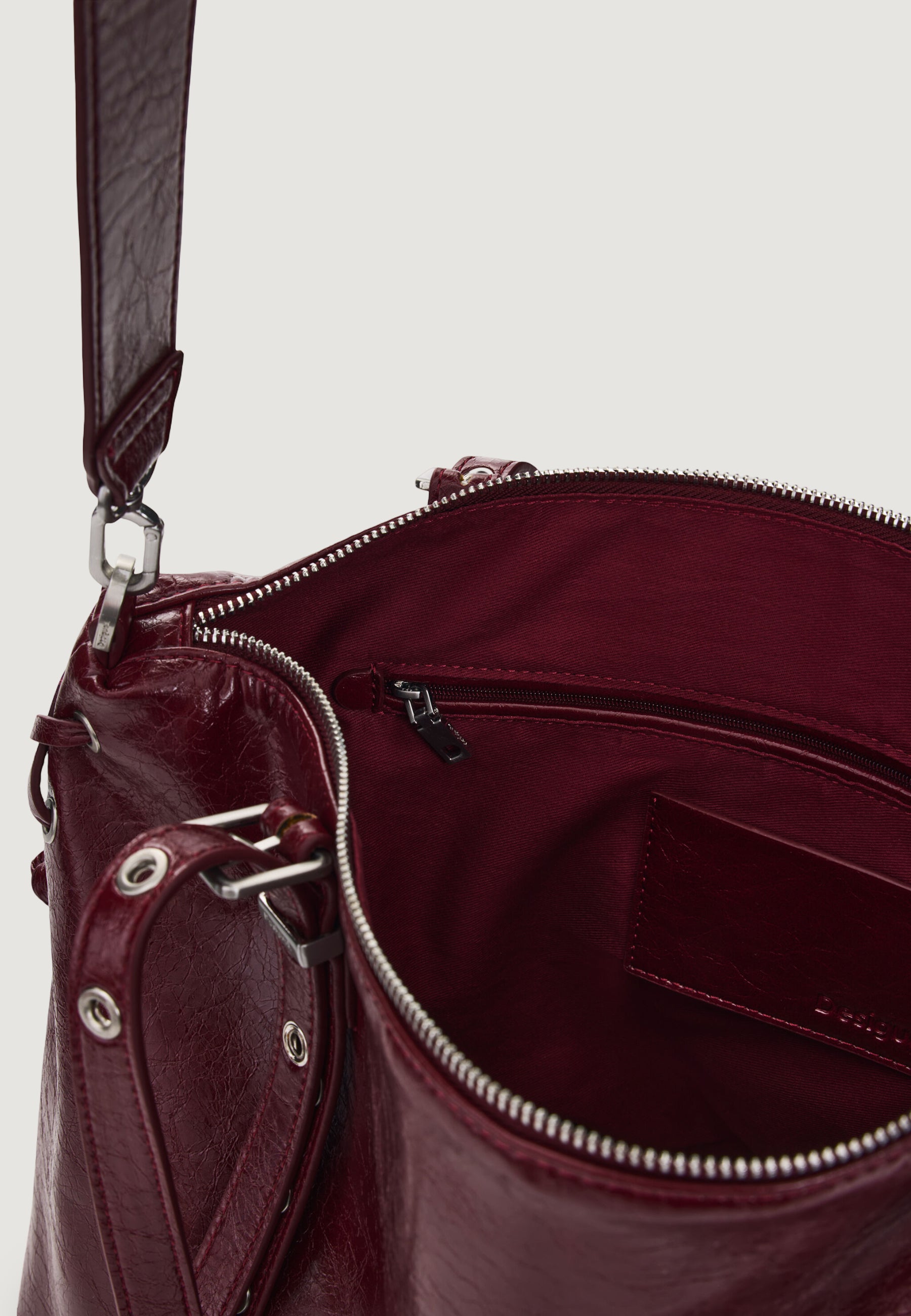 Borsa Desigual BAG_HALF LOGO LANUZA GRA