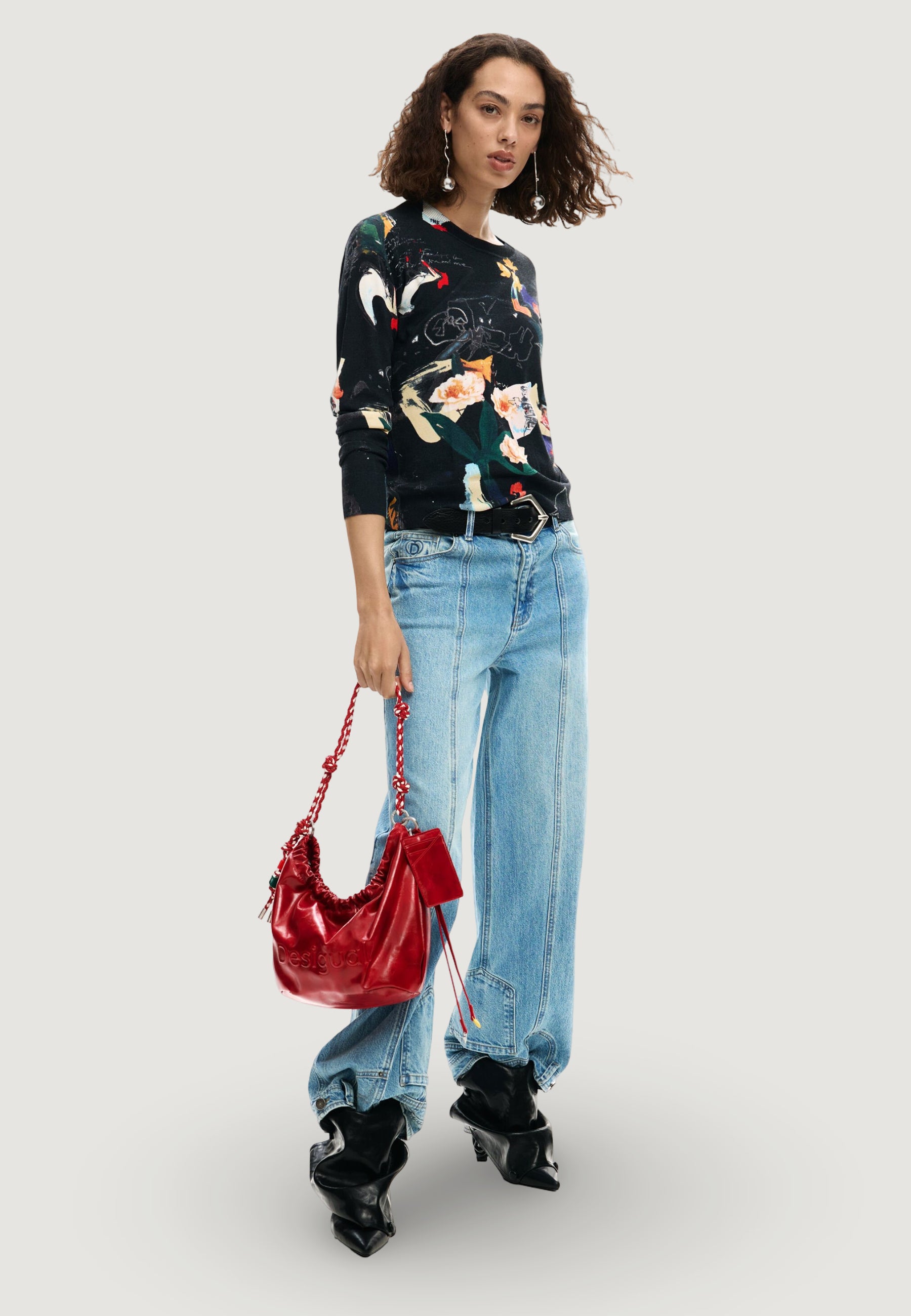 Borsa Desigual BAG_HALF LOGO WAVERLY RE