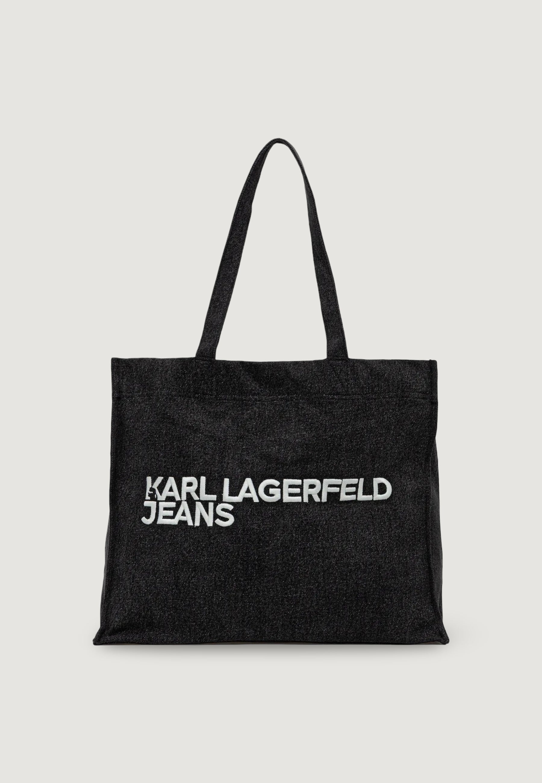 Borsa Karl Lagerfeld Jeans KLJ Ew Logo Shopper Acid Denim