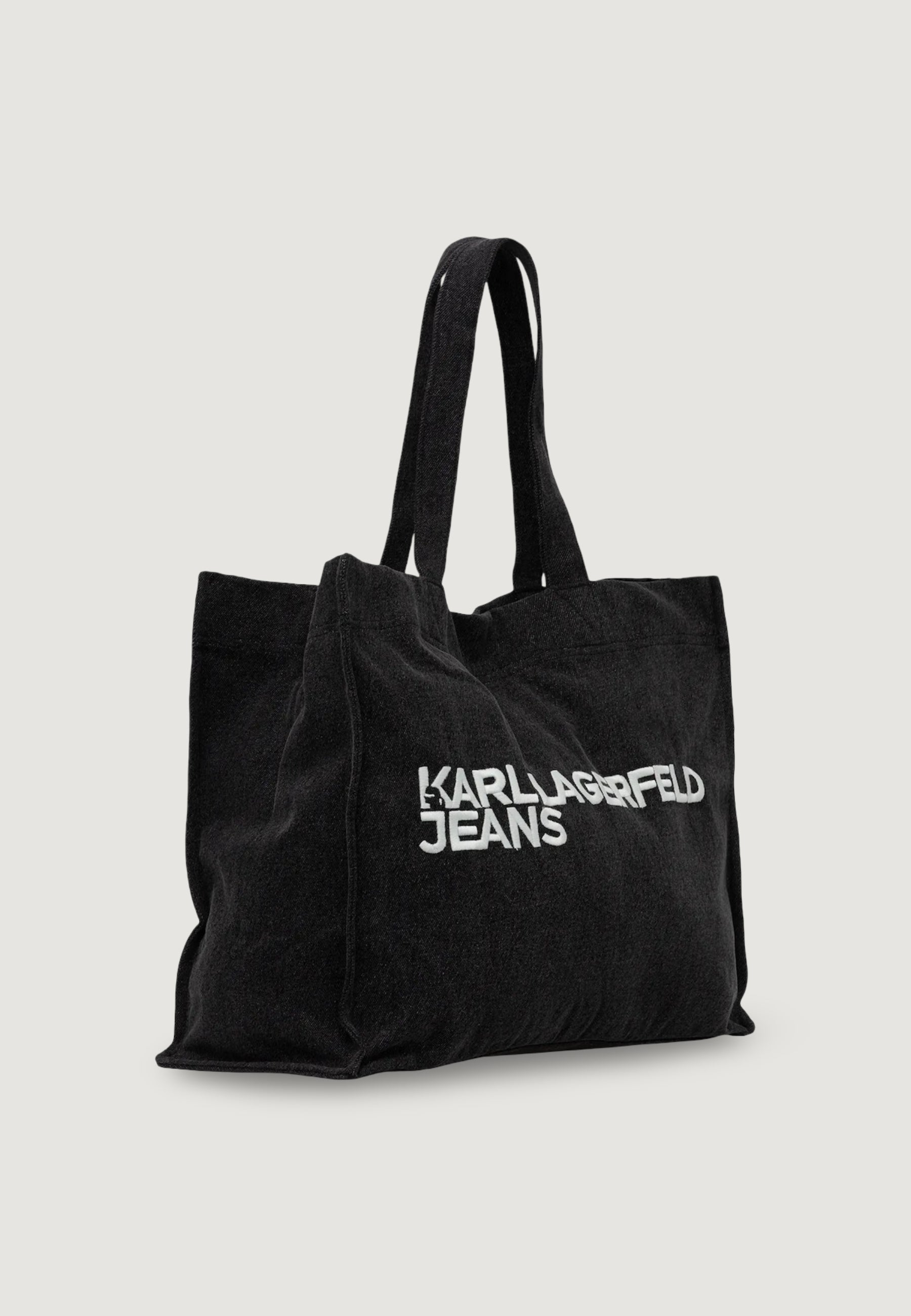 Borsa Karl Lagerfeld Jeans KLJ Ew Logo Shopper Acid Denim
