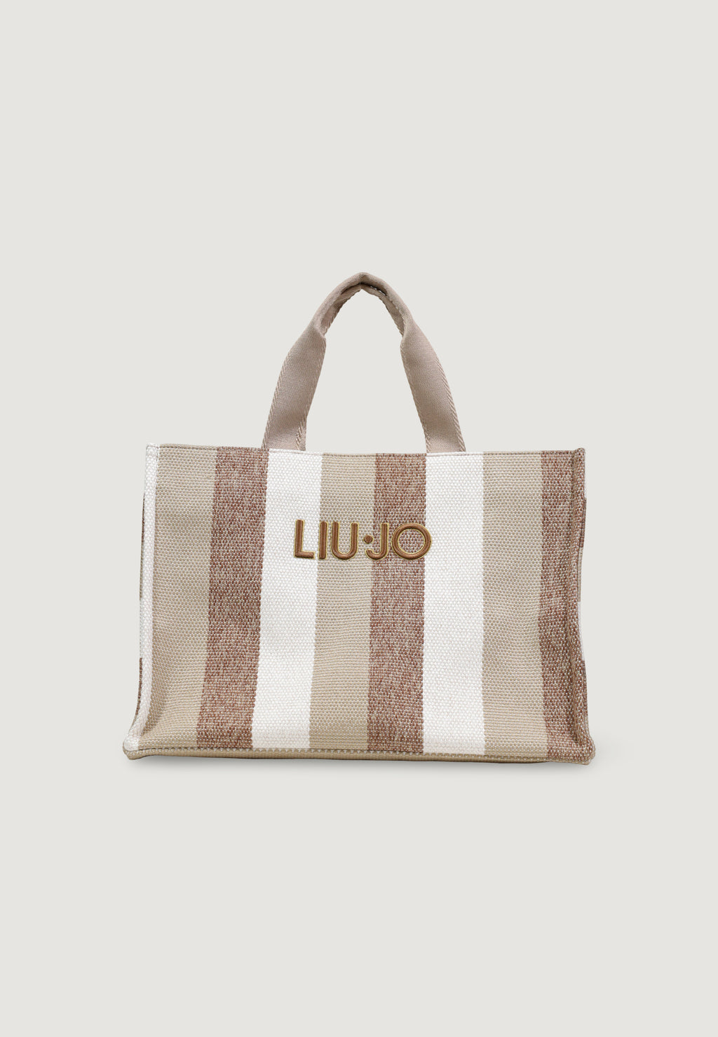 Borsa Liu-Jo L TOTE STRIPED CANVAS